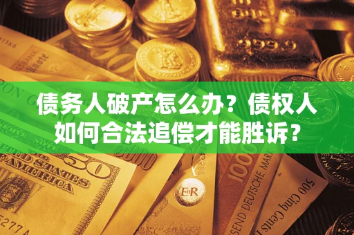 北京债务人破产怎么办？债权人如何合法追偿才能胜诉？